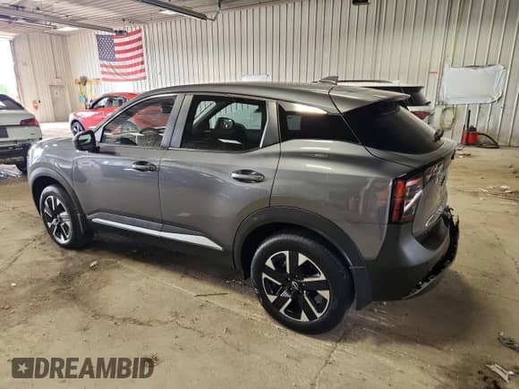 2025 Nissan Kicks SV with VIN 3N8AP6CB3SL414531, listed as a Copart auction lot 71592325 with 1,358 mi miles and Clean title. Bid and sale history available at DreamBid. Image 2.