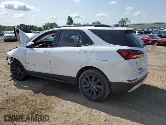 2022 Chevrolet Equinox RS с VIN 2GNAXMEV9N6122941, выставлен на аукционе Copart как лот 60437505 с пробегом Не указан миль и На запчасти • Non repairable. История ставок и продаж доступна на DreamBid. Изображение 2.