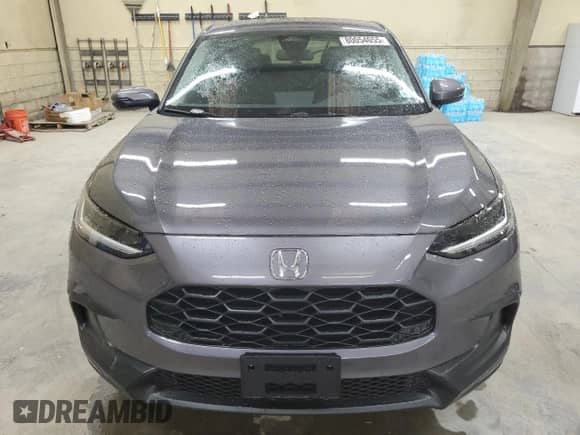 2026 Honda HR-V LX with VIN 3CZRZ1H36TM709593, listed as a Copart auction lot 80054055 with 592 mi miles and Salvage title. Bid and sale history available at DreamBid. Image 5.