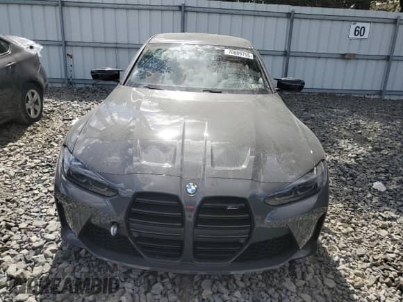 2022 BMW M3 Competition z VIN WBS33AY04NFL92055, wystawiony jako Copart lot #70809755 z przebiegiem Nie podano mil oraz Szkoda całkowita • Salvage title. Historia ofert i sprzedaży dostępna na DreamBid. Obrazek 5.
