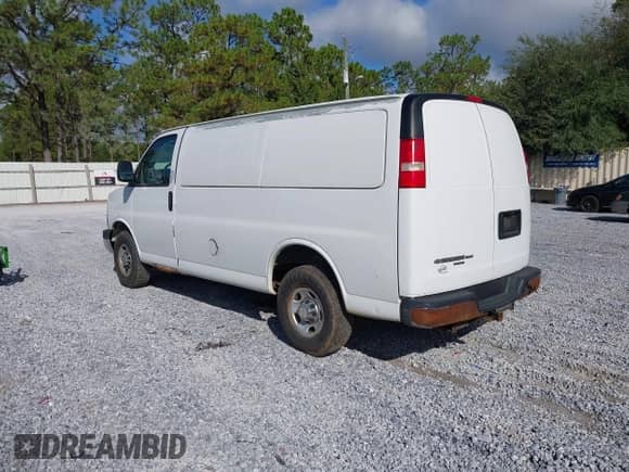 2012 Chevrolet Express Cargo with VIN 1GCWGFCA9C1145646, listed as a IAAI auction lot 43349421 with 204,888 mi miles and . Bid and sale history available at DreamBid. Image 3.