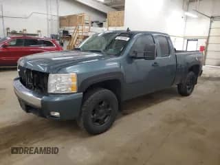 2007 Chevrolet Silverado 1500 LTZ with VIN 1GCEK19067Z649543, listed as a Copart auction lot 52183185 with 189,434 mi miles and Salvage title. Bid and sale history available at DreamBid. Image 1.