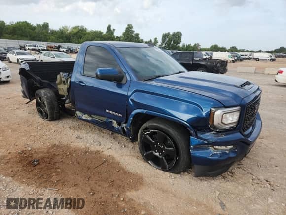 2017 GMC Sierra 1500 with VIN 1GTN1LEC6HZ341482, listed as a Copart auction lot 65425205 with 72,166 mi miles and Salvage title. Bid and sale history available at DreamBid. Image 4.
