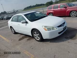 2005 Honda Accord EX-L with VIN 1HGCM56895A173644, listed as a IAAI auction lot 43144561 with 189,065 mi miles and . Bid and sale history available at DreamBid. Image 1.