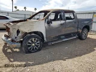 2024 Chevrolet Silverado 1500 LT with VIN 2GCUDDED3R1245594, listed as a Copart auction lot 65246935 with Not provided miles and Non repairable. Bid and sale history available at DreamBid. Image 1.