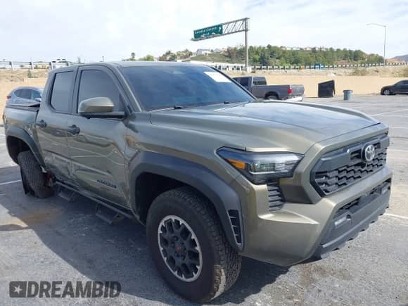 2024 Toyota Tacoma SR5 with VIN 3TMLB5JN6RM027745, listed as a IAAI auction lot 41479793 with 16,376 mi miles and . Bid and sale history available at DreamBid. Image 1.
