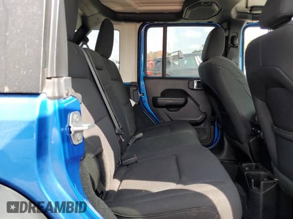 2023 Jeep Wrangler Sport S with VIN 1C4HJXDG7PW677814, listed as a Copart auction lot 67802085 with 28,546 mi miles and Salvage title. Bid and sale history available at DreamBid. Image 11.