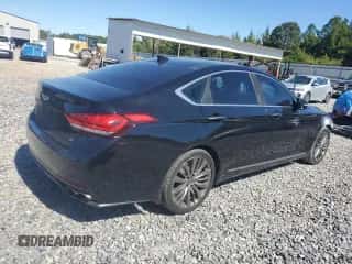 2015 Hyundai Genesis 5.0L with VIN KMHGN4JF9FU068661, listed as a Copart auction lot 86173125 with 163,257 mi miles and Salvage title. Bid and sale history available at DreamBid. Image 3.
