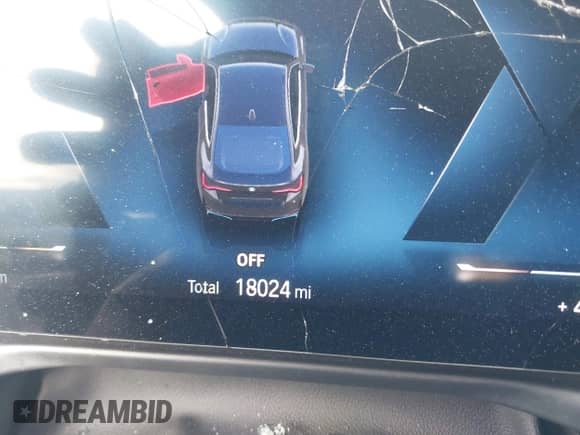 2023 BMW i4 eDrive35 with VIN WBY43AW02PFP50656, listed as a IAAI auction lot 41776504 with 18,024 mi miles and . Bid and sale history available at DreamBid. Image 15.