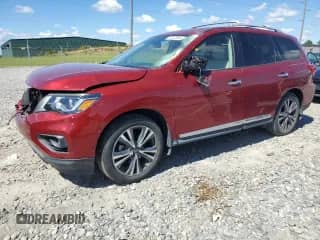 2019 Nissan Pathfinder Platinum с VIN 5N1DR2MN3KC627622, выставлен на аукционе Copart как лот 73823984 с пробегом 35 425 миль миль и Списание • Salvage title. История ставок и продаж доступна на DreamBid. Изображение 1.