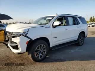 2021 Chevrolet Tahoe Z71 с VIN 1GNSKPKD4MR381758, выставлен на аукционе Copart как лот 69191015 с пробегом 52 677 миль миль и Списание • Salvage title. История ставок и продаж доступна на DreamBid. Изображение 1.