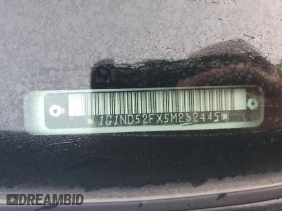 2005 Chevrolet Malibu Classic с VIN 1G1ND52FX5M232445, выставлен на аукционе Copart как лот 65516265 с пробегом 209 437 миль миль и На запчасти • Non repairable. История ставок и продаж доступна на DreamBid. Изображение 12.