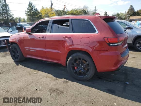 2015 Jeep Grand Cherokee SRT z VIN 1C4RJFDJ1FC949798, wystawiony jako Copart lot #75413304 z przebiegiem 150 318 mil mil oraz Szkoda całkowita • Salvage title. Historia ofert i sprzedaży dostępna na DreamBid. Obrazek 2.
