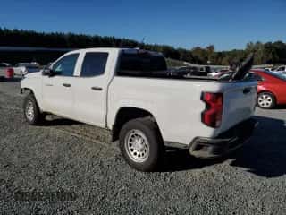 2024 Chevrolet Colorado 2WD Work Truck z VIN 1GCGSBEC0R1245704, wystawiony jako Copart lot #86152805 z przebiegiem 6 863 mil mil oraz Szkoda całkowita • Salvage title. Historia ofert i sprzedaży dostępna na DreamBid. Obrazek 2.