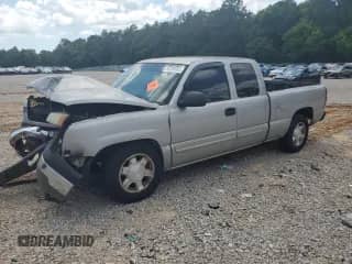 2005 Chevrolet Silverado 1500 LS with VIN 1GCEC19V75Z172952, listed as a Copart auction lot 54720855 with 344,589 mi miles and Salvage title. Bid and sale history available at DreamBid. Image 1.