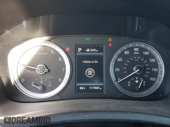 2018 Hyundai Sonata Limited with VIN 5NPE34AF4JH656987, listed as a Copart auction lot 81900225 with 111,947 mi miles and Salvage title. Bid and sale history available at DreamBid. Image 9.