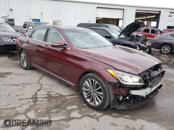 2015 Hyundai Genesis 3.8L z VIN KMHGN4JE3FU017485, wystawiony jako Copart lot #74071994 z przebiegiem 52 564 mil mil oraz Szkoda całkowita • Salvage title. Historia ofert i sprzedaży dostępna na DreamBid. Obrazek 4.