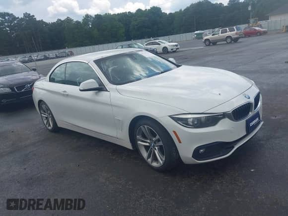 2018 BMW 4 Series 430i with VIN WBA4Z1C58JEC59425, listed as a IAAI auction lot 42722768 with 80,324 mi miles and . Bid and sale history available at DreamBid. Image 1.