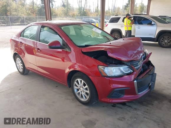 2020 Chevrolet Sonic LT with VIN 1G1JD5SB5L4125022, listed as a IAAI auction lot 43279914 with 88,829 mi miles and . Bid and sale history available at DreamBid. Image 1.