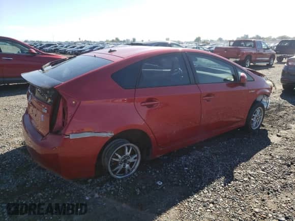 2010 Toyota Prius II z VIN JTDKN3DU6A0096873, wystawiony jako Copart lot #84955645 z przebiegiem Nie podano mil oraz Szkoda całkowita • Salvage title. Historia ofert i sprzedaży dostępna na DreamBid. Obrazek 3.