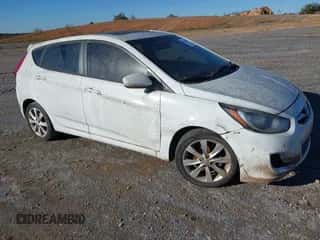 2013 Hyundai Accent SE with VIN KMHCU5AEXDU122478, listed as a IAAI auction lot 43616371 with 141,000 mi miles and . Bid and sale history available at DreamBid. Image 1.