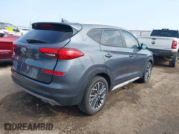 2021 Hyundai Tucson Ultimate with VIN KM8J33AL9MU409114, listed as a IAAI auction lot 42099041 with Not provided miles and . Bid and sale history available at DreamBid. Image 4.