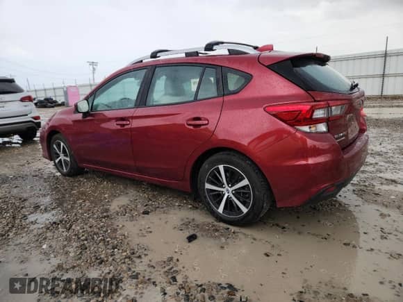 2022 Subaru Impreza Premium with VIN 4S3GTAV64N3721002, listed as a Copart auction lot 70513325 with 23,246 mi miles and Salvage title. Bid and sale history available at DreamBid. Image 2.