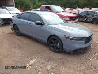 2023 Honda Accord Sport-L with VIN 1HGCY2F78PA032349, listed as a IAAI auction lot 43058160 with 47,880 mi miles and . Bid and sale history available at DreamBid. Image 1.