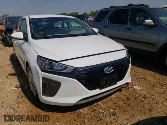 2019 Hyundai Ioniq Blue z VIN KMHC65LC6KU117149, wystawiony jako Copart lot #55518492 z przebiegiem 60 196 mil mil oraz . Historia ofert i sprzedaży dostępna na DreamBid. Obrazek 1.