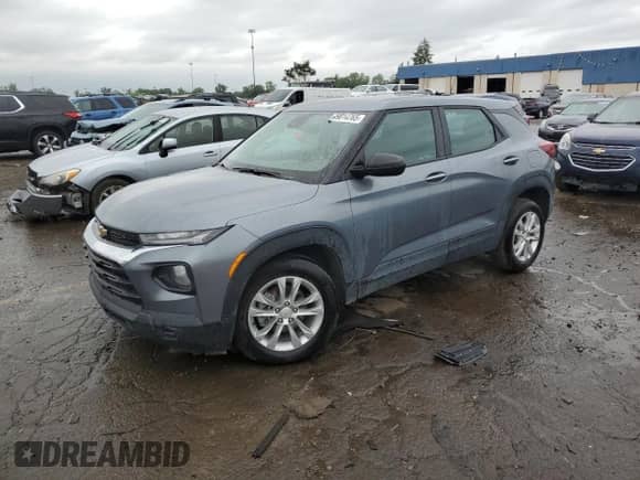 2022 Chevrolet TrailBlazer LS with VIN KL79MMS22NB074014, listed as a Copart auction lot 69014765 with 50,953 mi miles and Clean title. Bid and sale history available at DreamBid. Image 1.