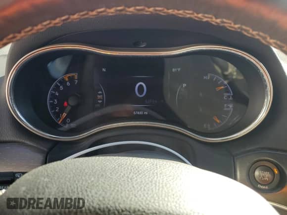 2016 Jeep Grand Cherokee Limited with VIN 1C4RJFBT0GC446379, listed as a Copart auction lot 81059914 with 57,835 mi miles and Salvage title. Bid and sale history available at DreamBid. Image 9.