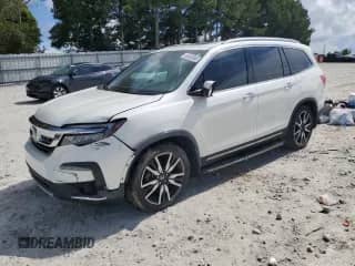 2019 Honda Pilot Touring 8-Passenger z VIN 5FNYF5H91KB004435, wystawiony jako Copart lot #68546865 z przebiegiem 81 023 mil mil oraz Szkoda całkowita • Salvage title. Historia ofert i sprzedaży dostępna na DreamBid. Obrazek 1.