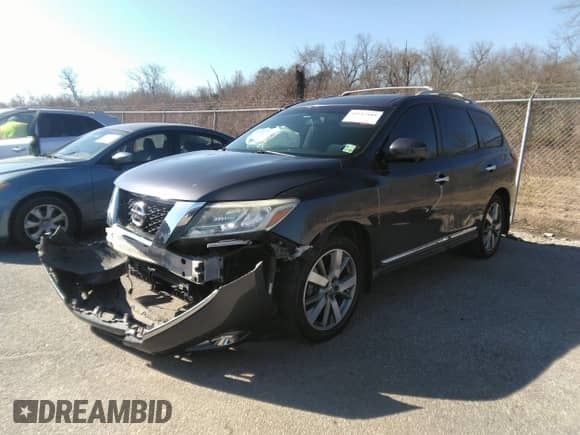 2013 Nissan Pathfinder SL with VIN 5N1AR2MN1DC646224, listed as a IAAI auction lot 41615804 with 102,072 mi miles and . Bid and sale history available at DreamBid. Image 17.