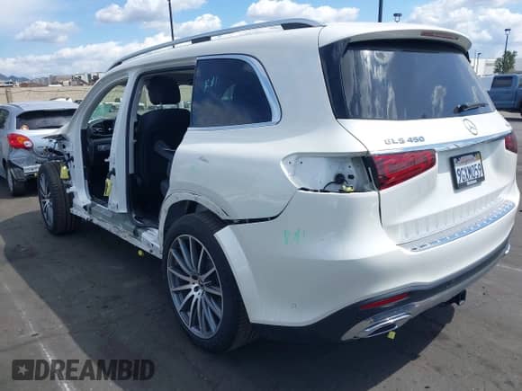 2023 Mercedes-Benz GLS 450 with VIN 4JGFF5KEXPA998074, listed as a IAAI auction lot 41862204 with 31,622 mi miles and . Bid and sale history available at DreamBid. Image 3.