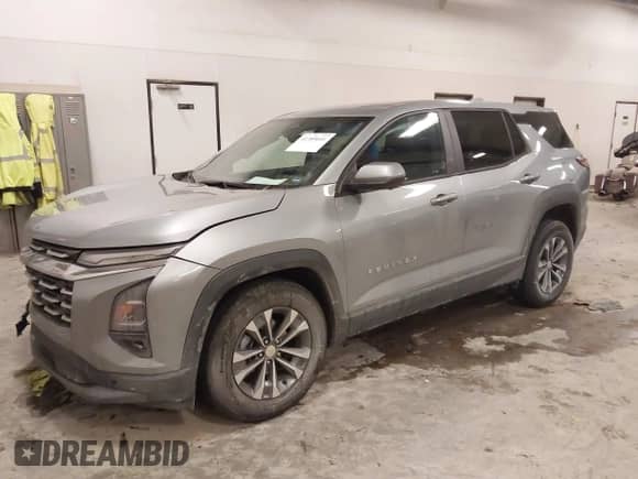 2025 Chevrolet Equinox AWD LT с VIN 3GNAXPEG5SL103717, выставлен на аукционе IAAI как лот 41389601 с пробегом 4 617 миль миль и . История ставок и продаж доступна на DreamBid. Изображение 2.