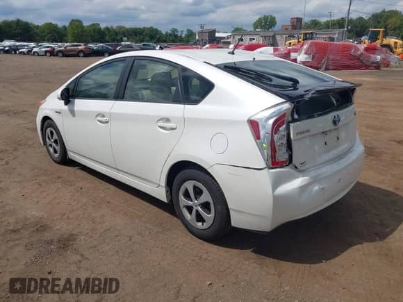 2012 Toyota Prius One with VIN JTDKN3DU2C5486651, listed as a IAAI auction lot 43103473 with 148,839 mi miles and . Bid and sale history available at DreamBid. Image 3.