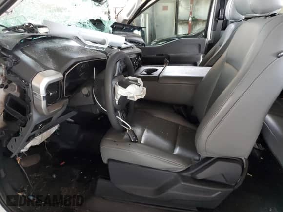 2021 Ford F-150 XL с VIN 1FTEX1CBXMKE12215, выставлен на аукционе Copart как лот 58756335 с пробегом Не указан миль и Списание • Salvage title. История ставок и продаж доступна на DreamBid. Изображение 7.