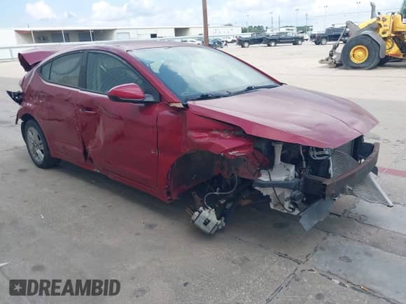 2019 Hyundai Elantra Limited z VIN KMHD84LF9KU771274, wystawiony jako IAAI lot #32564772 z przebiegiem 62 798 mil mil oraz . Historia ofert i sprzedaży dostępna na DreamBid. Obrazek 1.
