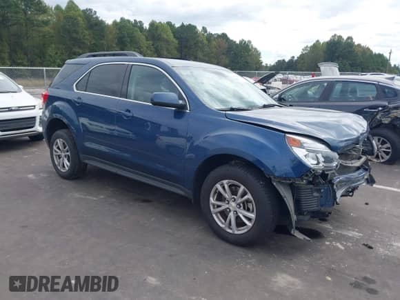 2017 Chevrolet Equinox LT with VIN 2GNALCEKXH6104979, listed as a IAAI auction lot 43397156 with 101,151 mi miles and . Bid and sale history available at DreamBid. Image 1.