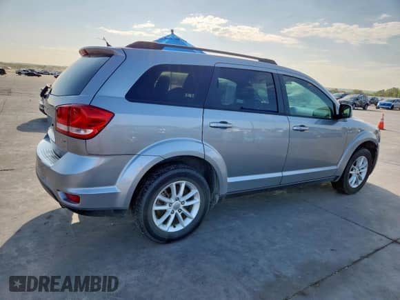 2017 Dodge Journey SXT with VIN 3C4PDCBBXHT554812, listed as a Copart auction lot 81850995 with 187,029 mi miles and Clean title. Bid and sale history available at DreamBid. Image 3.