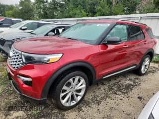 2023 Ford Explorer Platinum with VIN 1FM5K8HC0PGA02132, listed as a Copart auction lot 68706295 with 19,138 mi miles and Salvage title. Bid and sale history available at DreamBid. Image 1.