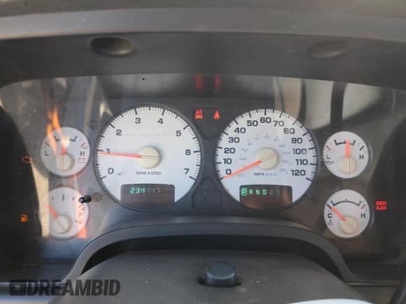 2003 Dodge 1500 ST z VIN 1D7HA18Z83J509220, wystawiony jako Copart lot #81741895 z przebiegiem 234 747 mil mil oraz Czysty tytuł • Clean title. Historia ofert i sprzedaży dostępna na DreamBid. Obrazek 9.