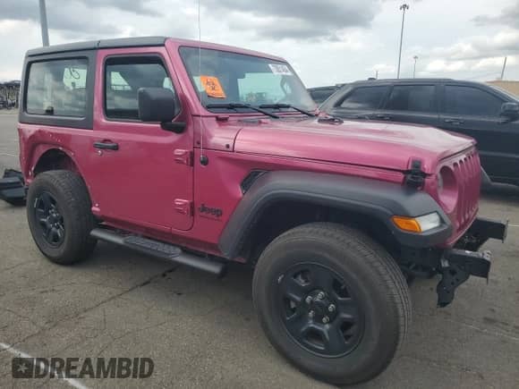 2022 Jeep Wrangler Sport с VIN 1C4HJXAG7NW147909, выставлен на аукционе Copart как лот 73051454 с пробегом 21 707 миль миль и Списание • Salvage title. История ставок и продаж доступна на DreamBid. Изображение 4.