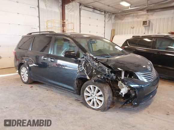 2015 Toyota Sienna Limited with VIN 5TDDK3DC7FS118067, listed as a IAAI auction lot 43223594 with 134,147 mi miles and . Bid and sale history available at DreamBid. Image 1.