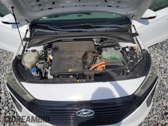2017 Hyundai Ioniq Blue with VIN KMHC65LC0HU031277, listed as a Copart auction lot 80509355 with 120,075 mi miles and Clean title. Bid and sale history available at DreamBid. Image 11.