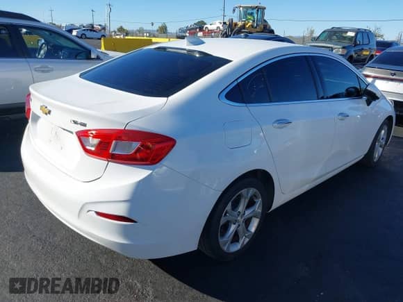 2017 Chevrolet Cruze Premier with VIN 1G1BF5SM5H7246669, listed as a IAAI auction lot 43549517 with 160,940 mi miles and . Bid and sale history available at DreamBid. Image 4.