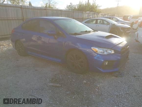 2018 Subaru WRX with VIN JF1VA1A64J9815154, listed as a IAAI auction lot 43377070 with 44,035 mi miles and . Bid and sale history available at DreamBid. Image 1.