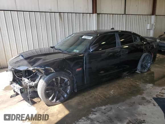 2021 Dodge Charger Scat Pack Widebody with VIN 2C3CDXGJ9MH526352, listed as a Copart auction lot 68280505 with 52,302 mi miles and Salvage title. Bid and sale history available at DreamBid. Image 1.