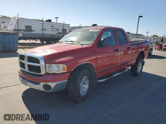 2004 Dodge 1500 SLT z VIN 1D7HU18N84S786904, wystawiony jako Copart lot #67648165 z przebiegiem 134 853 mil mil oraz Szkoda całkowita • Salvage title. Historia ofert i sprzedaży dostępna na DreamBid. Obrazek 1.