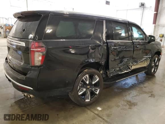 2024 Chevrolet Suburban High Country с VIN 1GNSKGKL1RR260099, выставлен на аукционе Copart как лот 80711535 с пробегом 14 601 миль миль и Списание • Salvage title. История ставок и продаж доступна на DreamBid. Изображение 3.